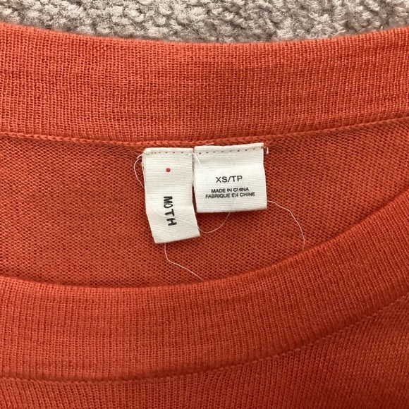 Moth Breeze Point Orange Top Size XS - Picture 5 of 7